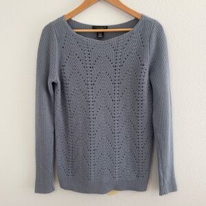 Ann Taylor Light Blue Crew Neck Sweater